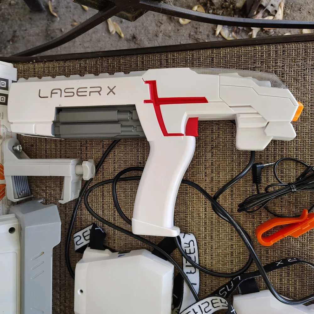 White and Orange VR Blasters